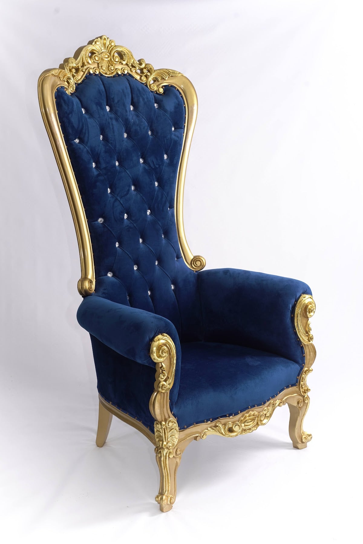 Nefertari Sapphire - Velvet Blue & Gold