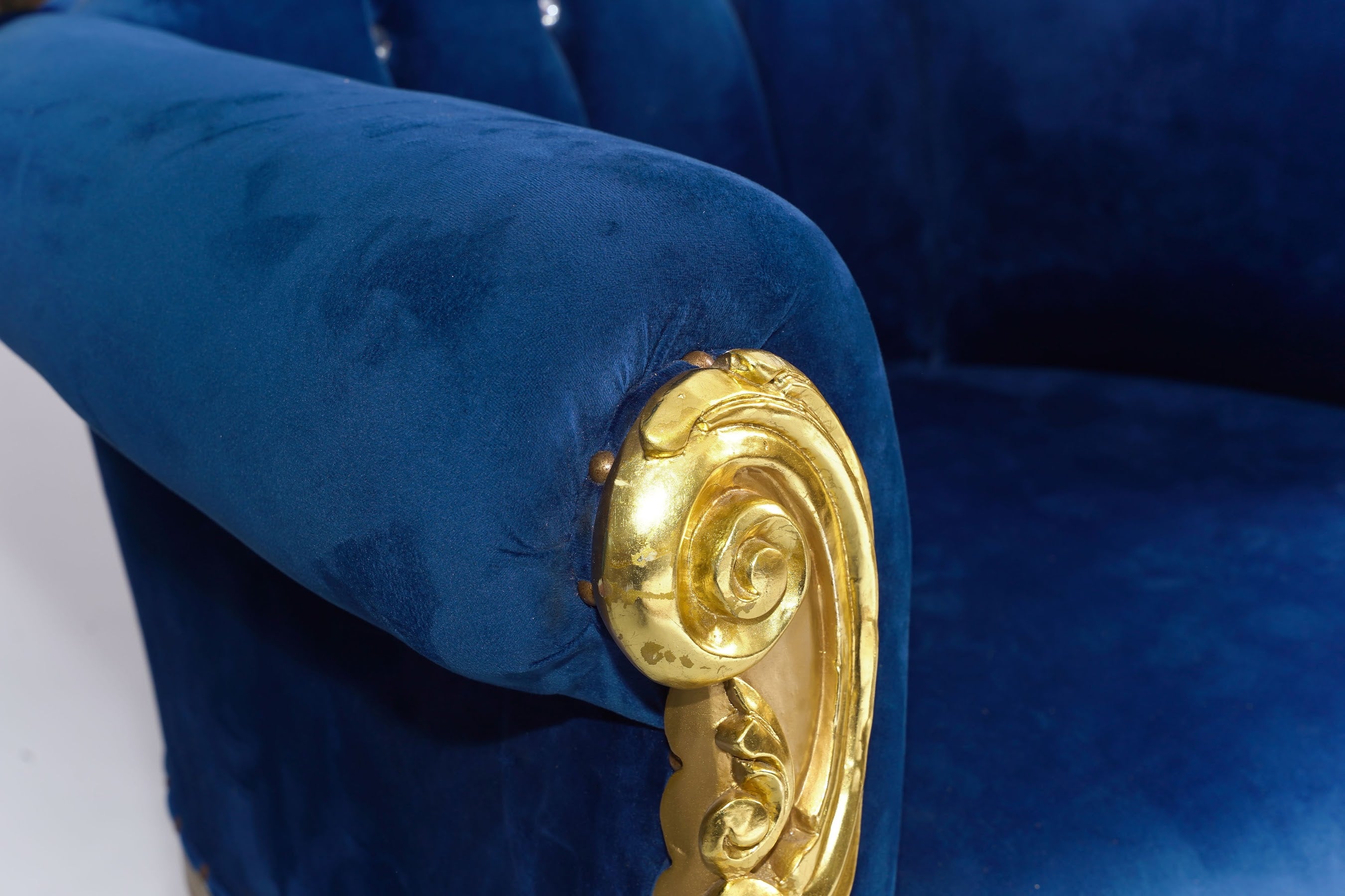 Nefertari Sapphire - Velvet Blue & Gold