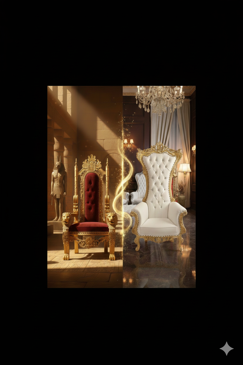 From Ancient Egypt to Modern Luxury: The Rich History & Symbolism of Throne Chairs