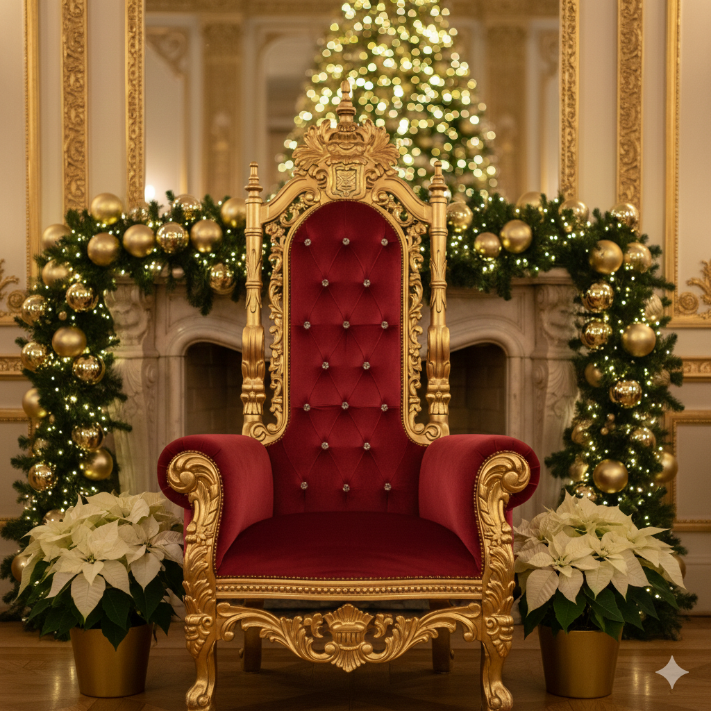 Make This Holiday Season Unforgettable: Throne Chairs for Christmas and New Year's Events