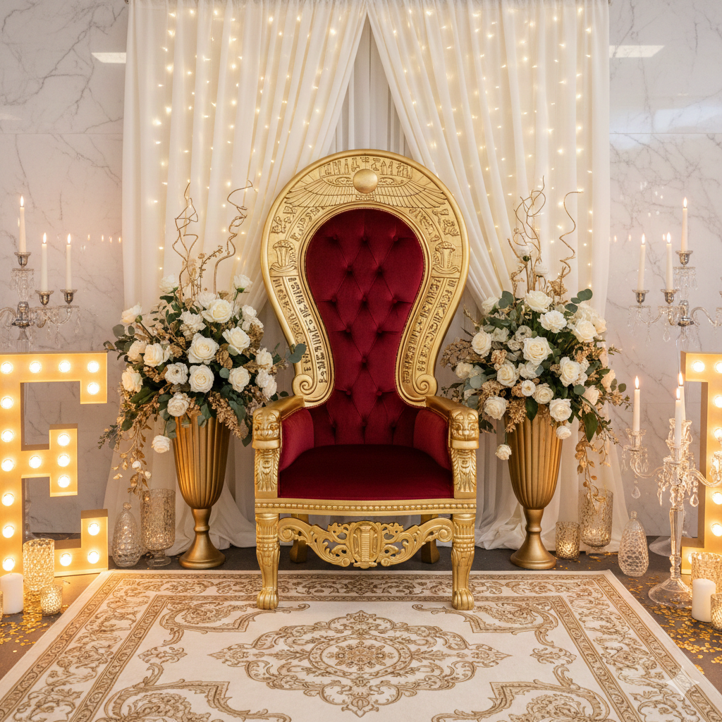 Luxury Event Rentals: How Throne Chairs Make Every Occasion Unforgettable