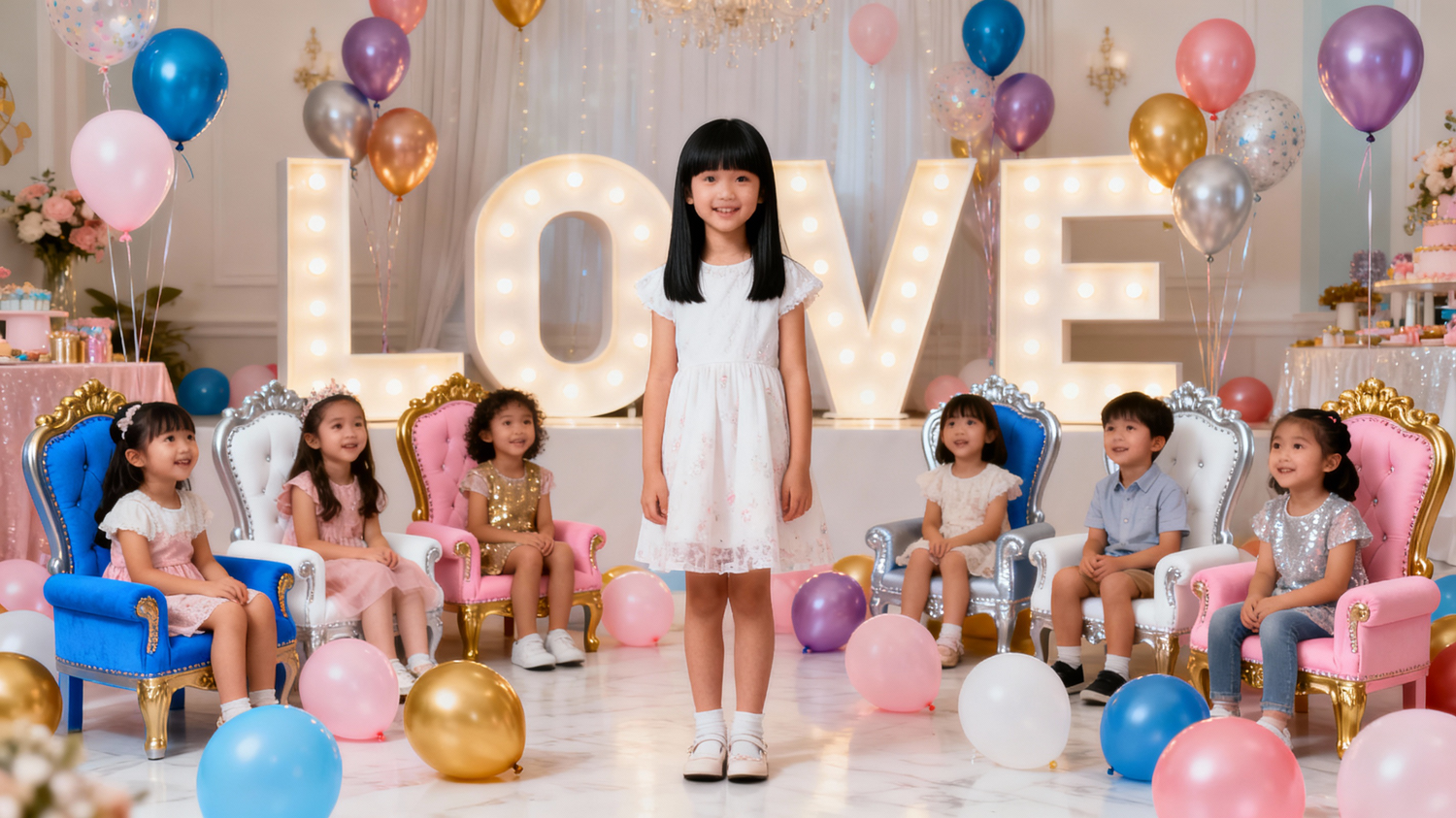 The Power of Warm Party Memories: How Throne Chairs and Marquee Letters Shape Childhood Joy