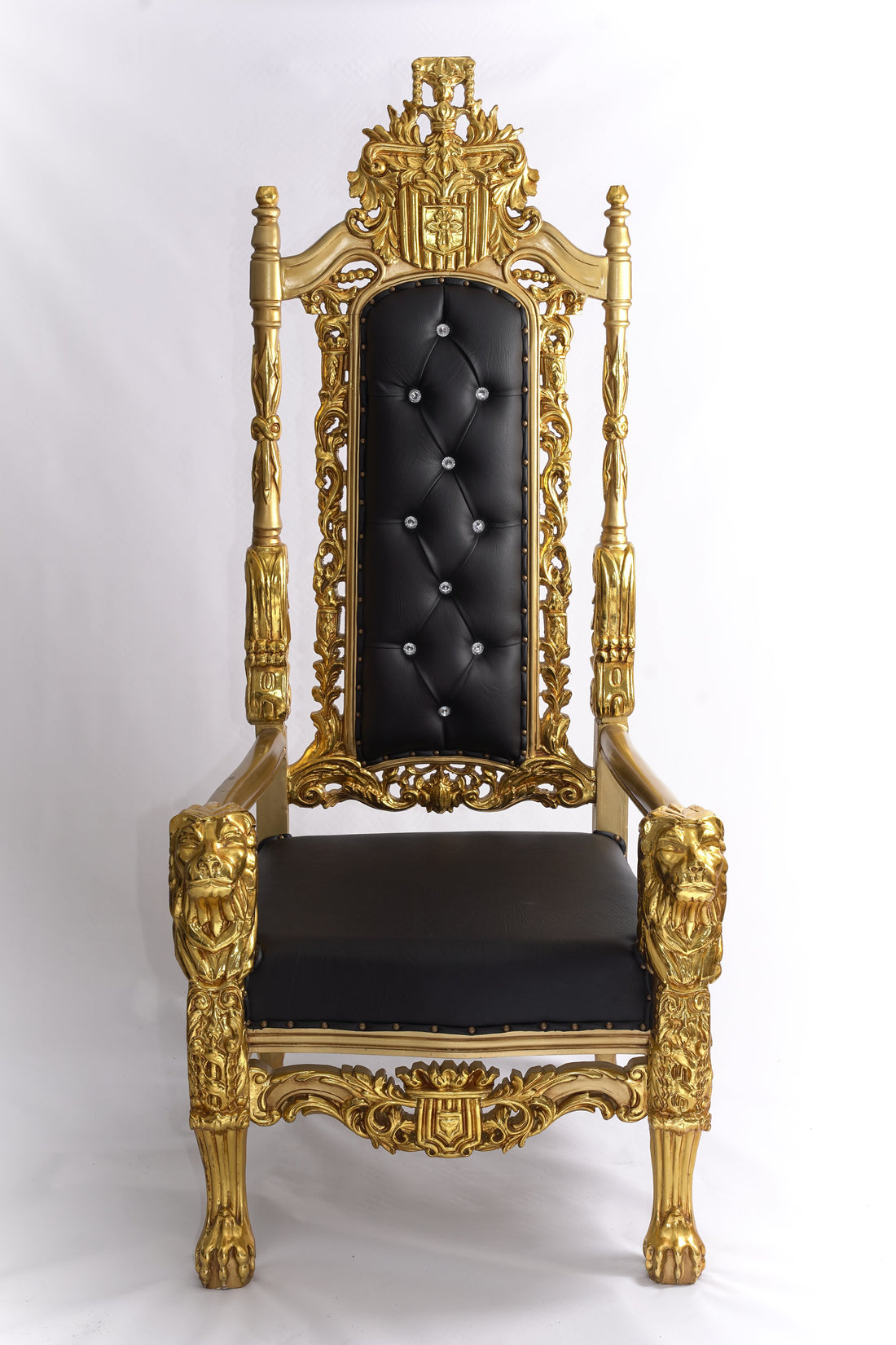 Pharaoh’s Lion Throne – Black &amp; Gold