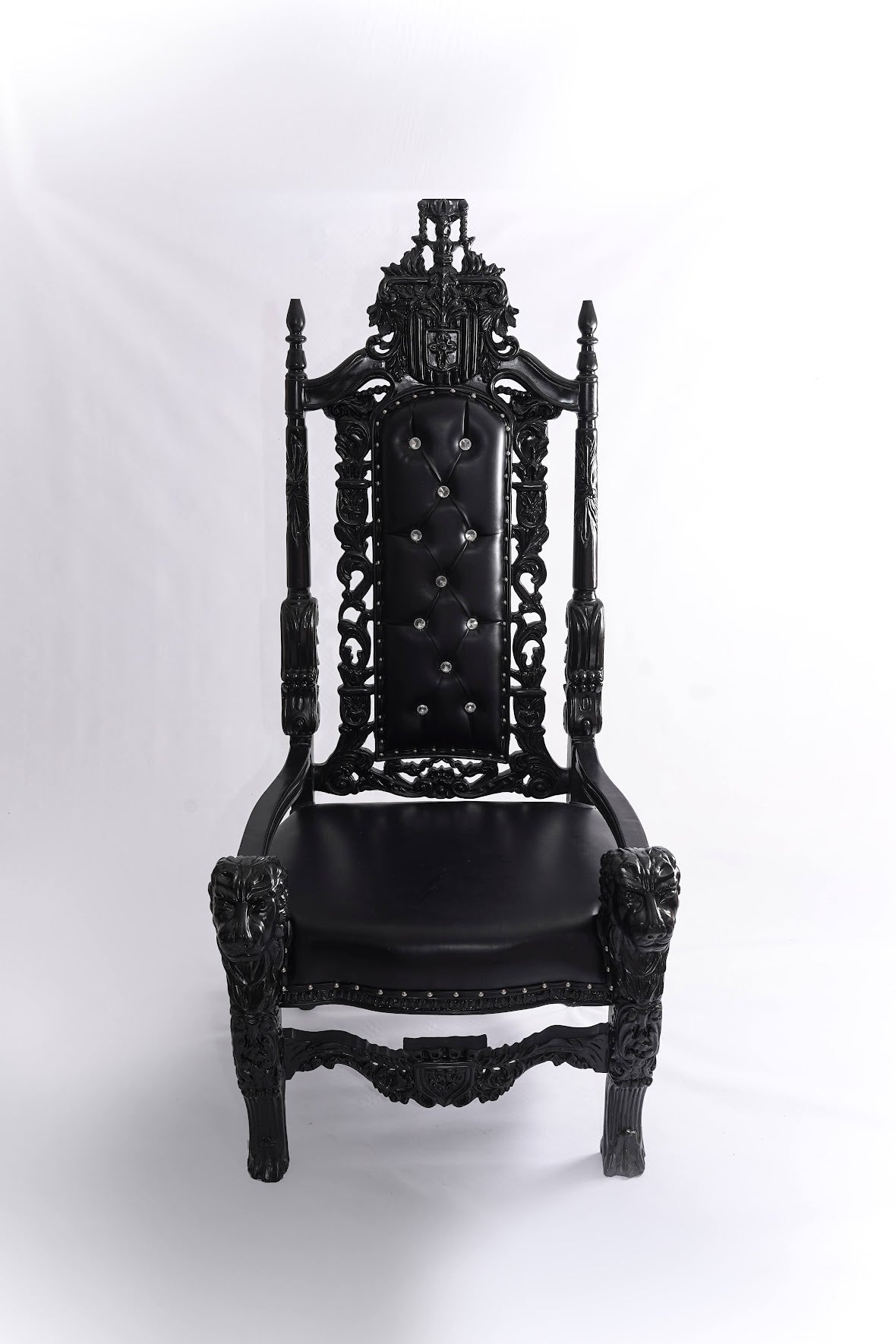 Pharaoh’s Lion Throne – Black &amp; Gold