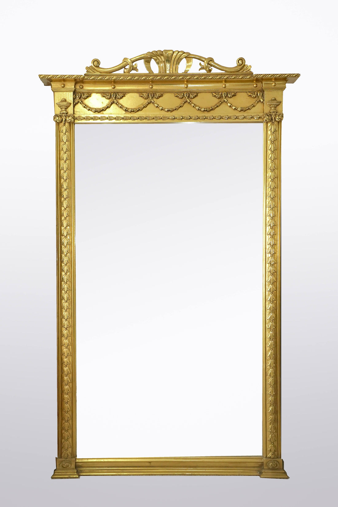 Temple Guardian Mirror - Gold Frame [Large]