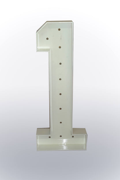 Marquee Numbers – Lighted Display Props