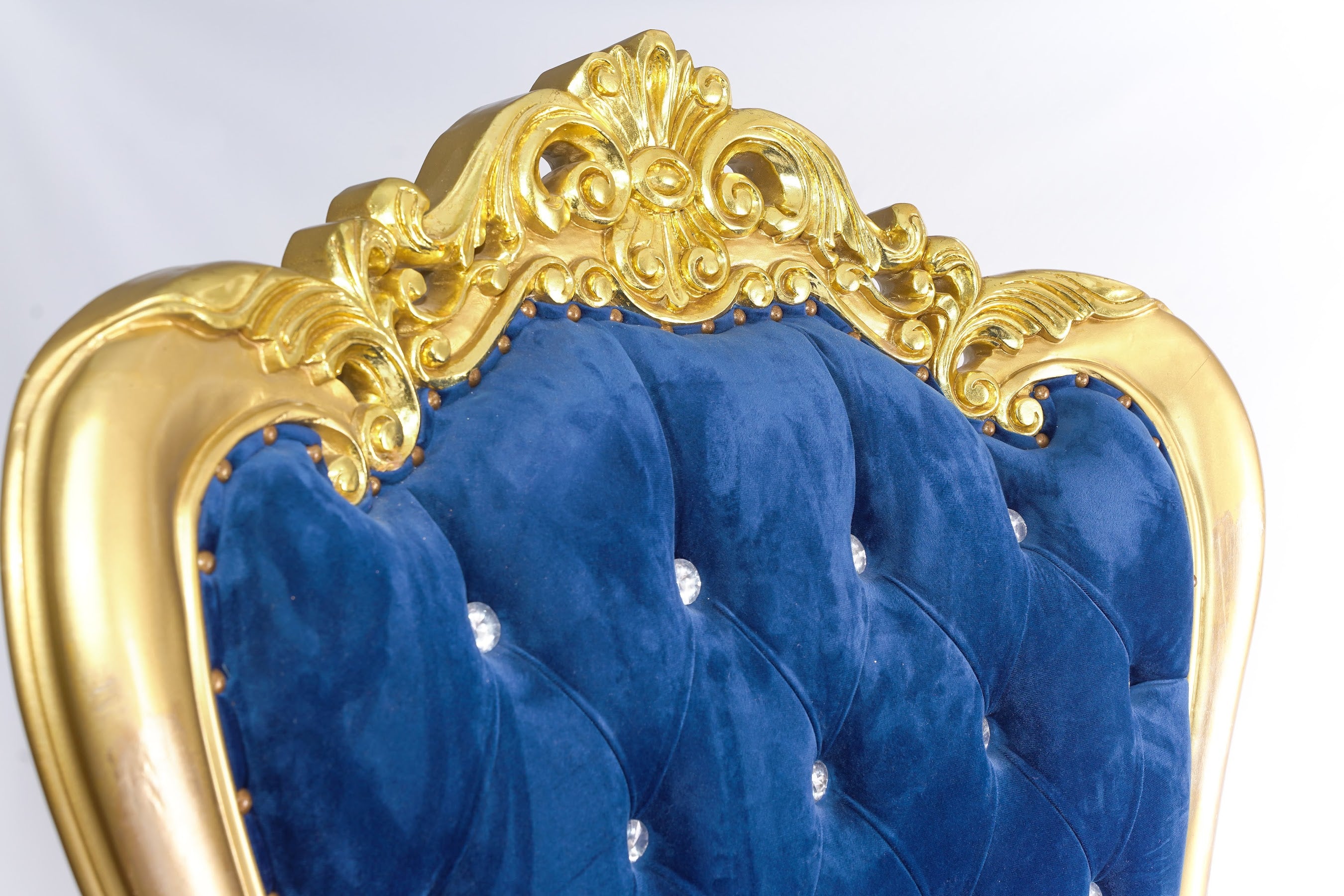 Nefertari Sapphire - Velvet Blue &amp; Gold