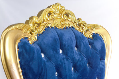 Nefertari Sapphire - Velvet Blue &amp; Gold