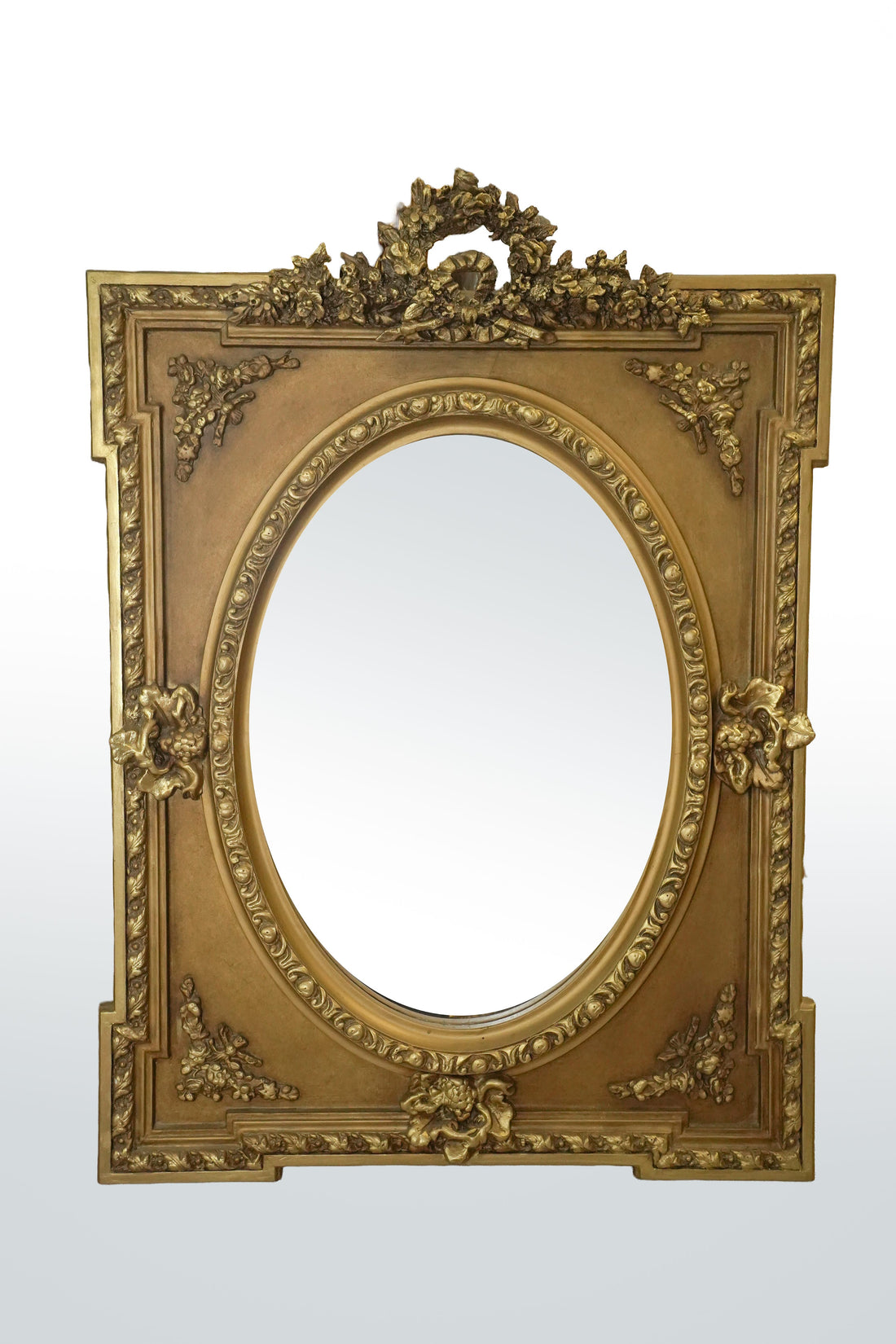 Horus Crest Mirror I – Small Oval Gold [Small]